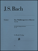 Well-Tempered Clavier, Book 2 piano sheet music cover Thumbnail